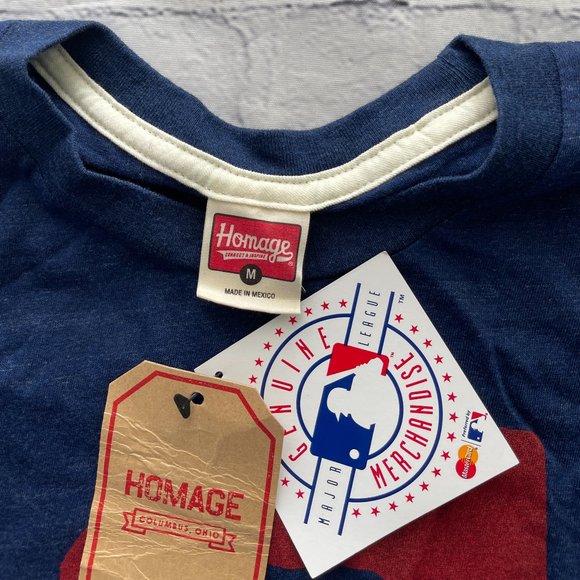 Homage Cleveland Indians Big C Short Sleeve Shirt - Picture 5 of 8